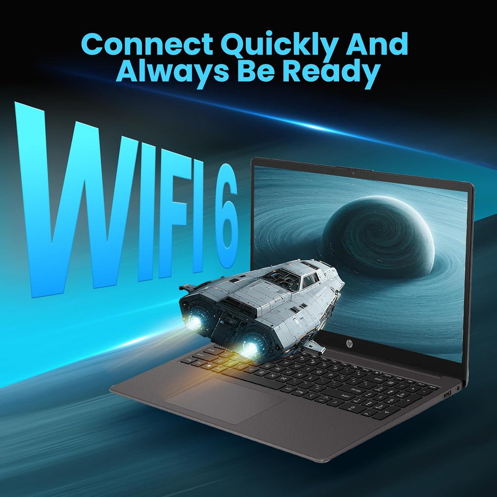 HP 255 G10 Business and Study Laptop 2026 Updated, 15.6' FHD, AMD Ryzen 7 7730U (16GB RAM | 512GB SSD), Numeric Keypad, Webcam, Windows 11 Pro+ Copilot AI with Patented Laptop KB Kit