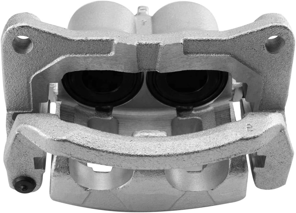 Detroit Axle - 2pc Front Brake Calipers for 2017-2022 Ford Edge Lincoln MKX Continental, Disc Brake Calipers with Brackets 2018 2019 2020 2021 Replacement