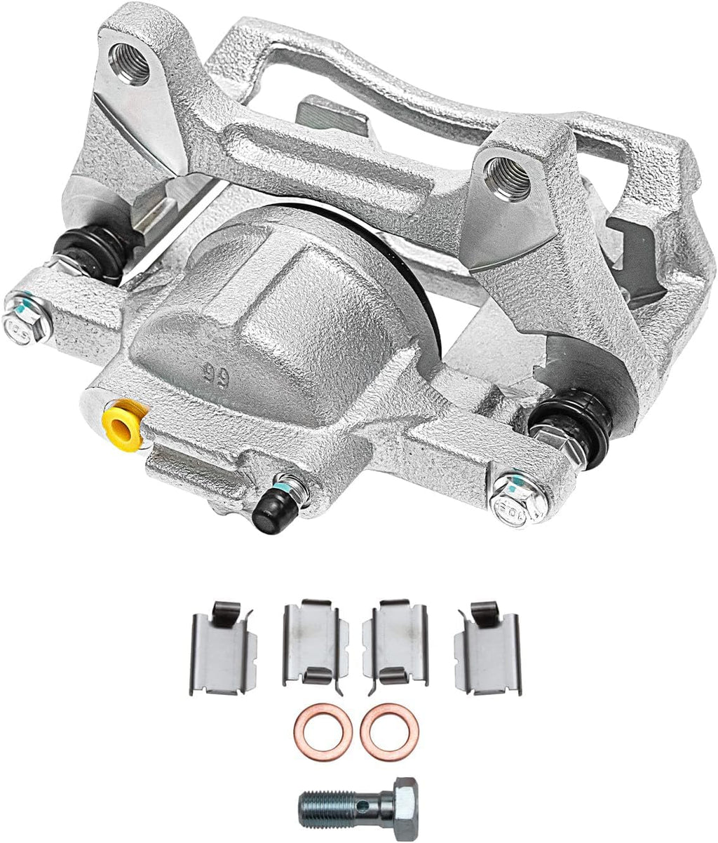 Detroit Axle - Front 2pc Brake Calipers for 09-12 Dodge Journey, 2 Disc Brake Calipers 2009 2010 2011 2012 Replacement