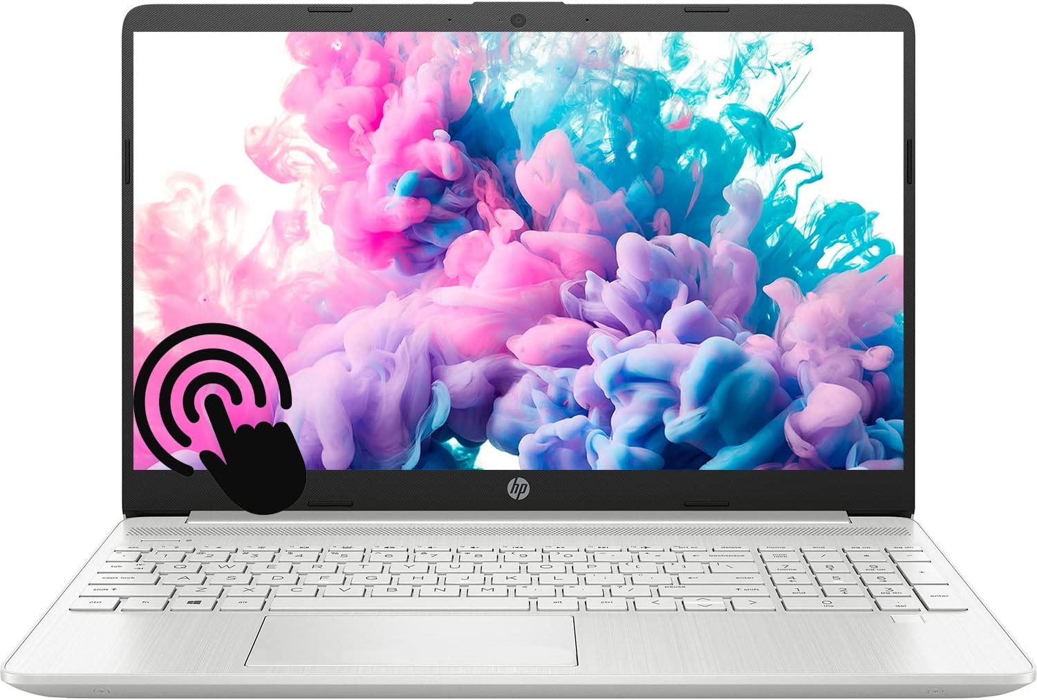 HP 15.6' Laptop with Touchscreen, Intel Core i5-1155G7 Processor, Intel Iris Xe Graphics, 15.6' HD Touchscreen Display, HDMI, Wi-Fi and Bluetooth, Windows 11 Home in S Mode(16GB RAM | 1TB SSD)