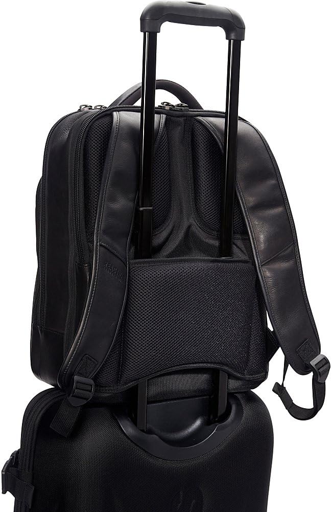 Kenneth Cole REACTION Out Of The Bag Manhattan Colombian Leather RFID 15.6' Laptop Briefcase