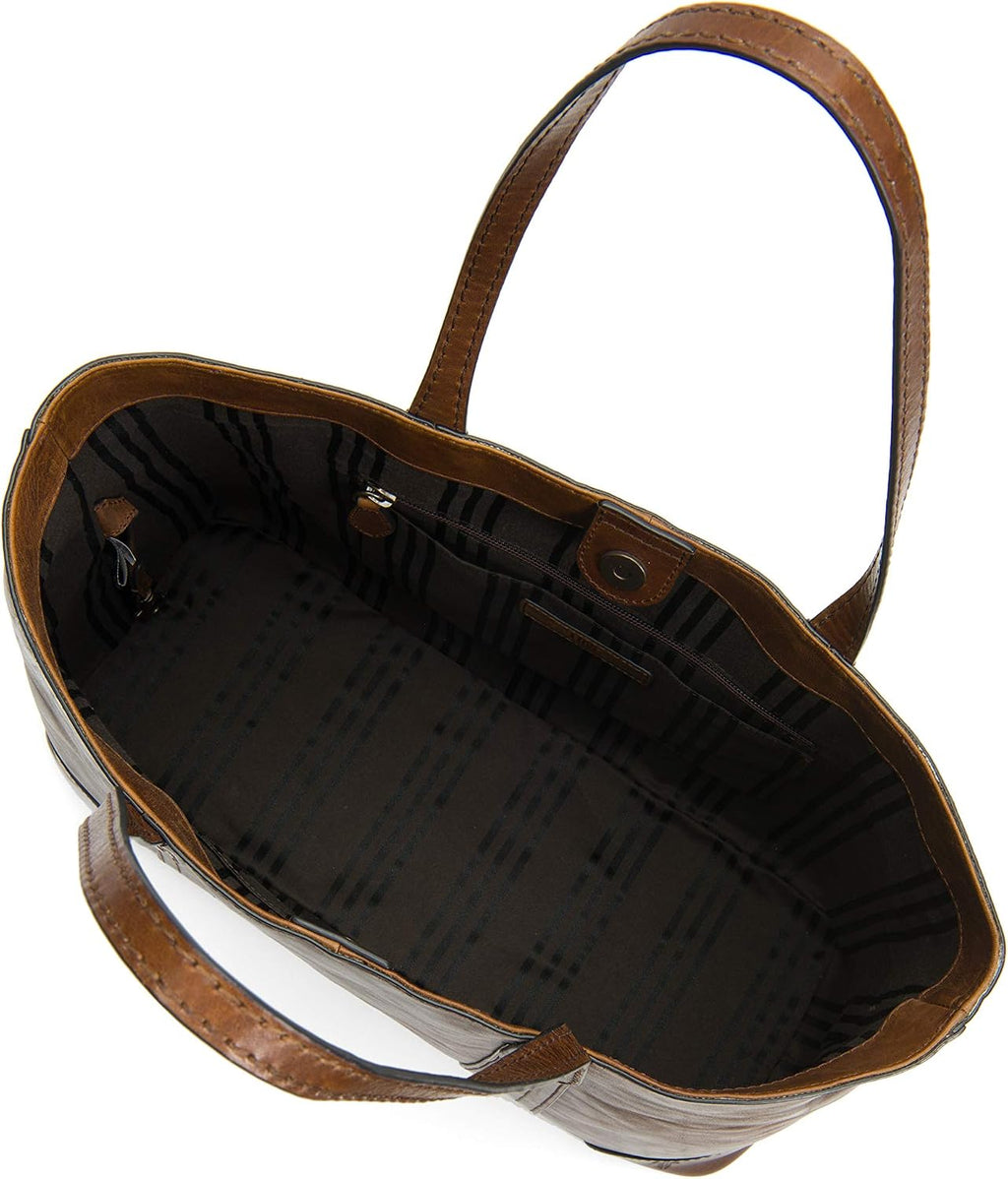 Frye Women's Melissa Shopper Tote Bag, Stylist Large Handbag with Adjustable Strap & Pockets