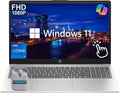 HP Touchscreen 15.6' FHD Business Laptop Computer, Intel Core i7-1355U 10-Core Processor, Windows 11 Home, 40GB RAM 2TB SSD, Numeric Keypad, SageNova Earphones, Natural Silver