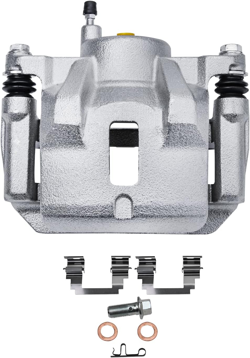 Detroit Axle - Front Brake Kit for 2003-2008 Toyota Corolla Matrix Pontiac Vibe Disc Brake Rotors Brake Calipers Replacement 2004 2005 2006 2007 Ceramic Brakes Pads