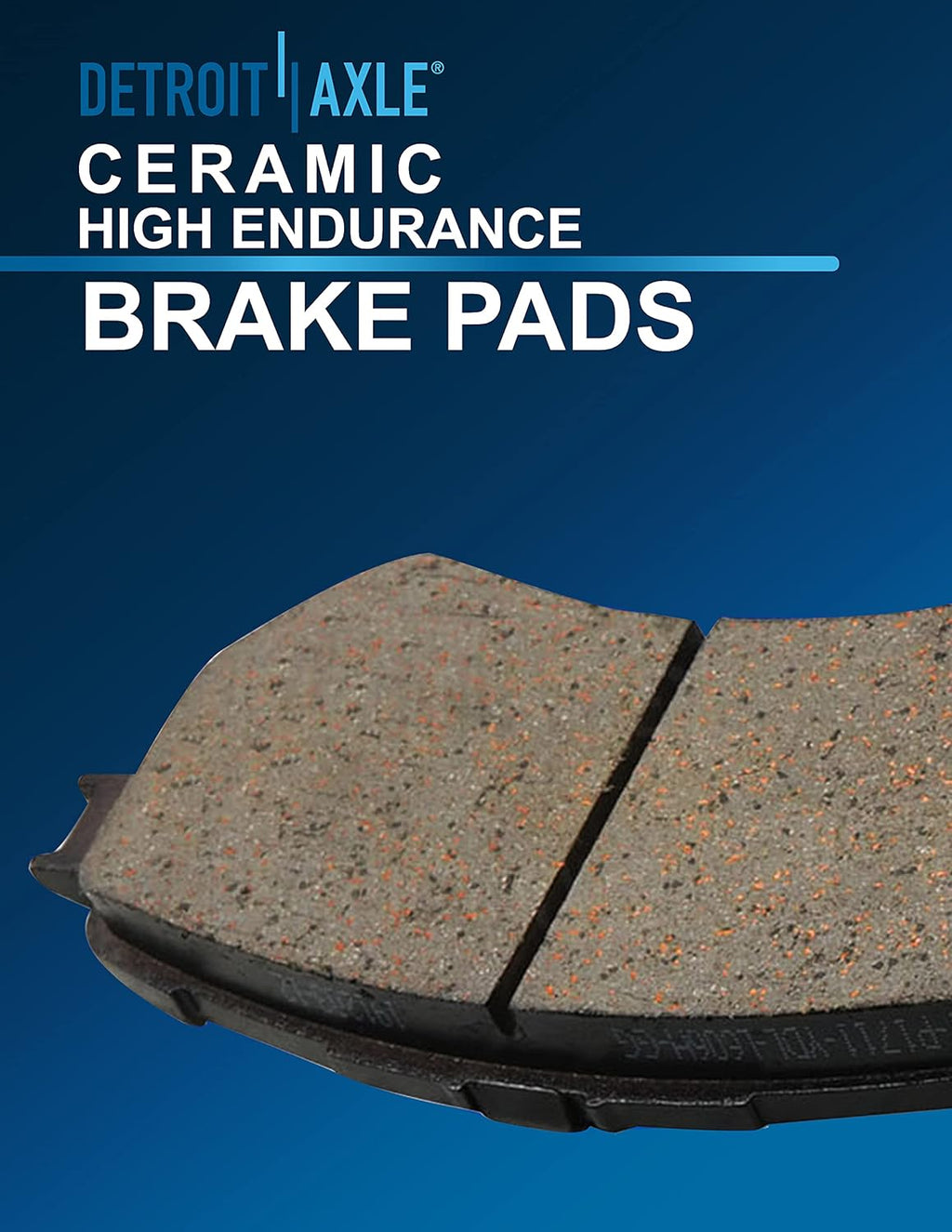 Detroit Axle - Front Brake Kit for Land Rover Discovery Range Rover Sport LR4, 14.17' inch Disc Brake Rotors Ceramic Brakes Pads with Hardware Replacement