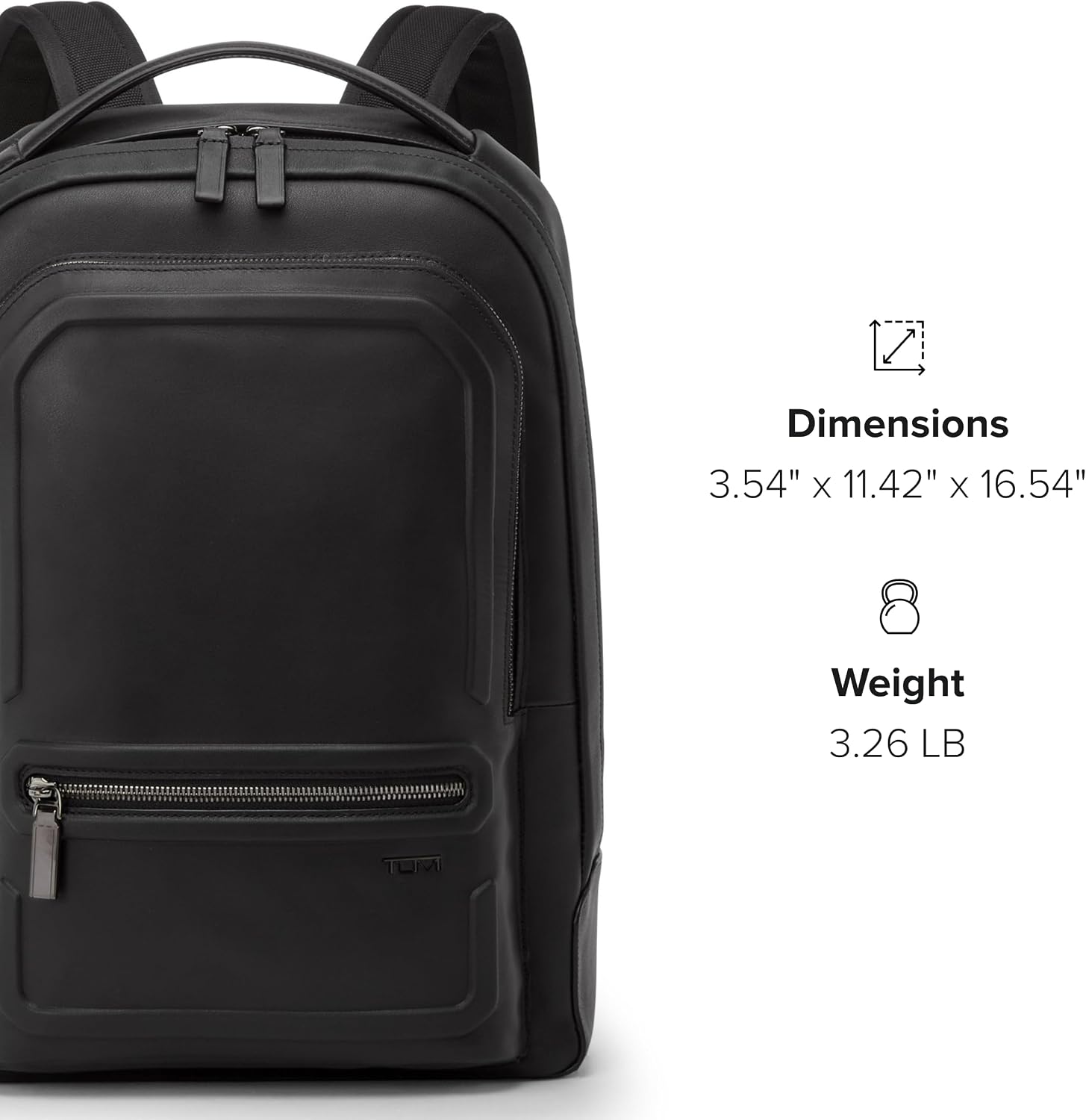 Tumi Mens Bradner Backpack Black/Bombe One Size