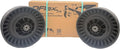 DFlex® Flat Free Lawn Mower Wheel, 11x5-5 Shock Absorption Solid Front Tires for Zero Turn Mower, 360Lbs Load, 1/2' or 5/8' or 3/4' Bearings, 5.91' Hub Bore Length, 2Pack (0.75' BB)