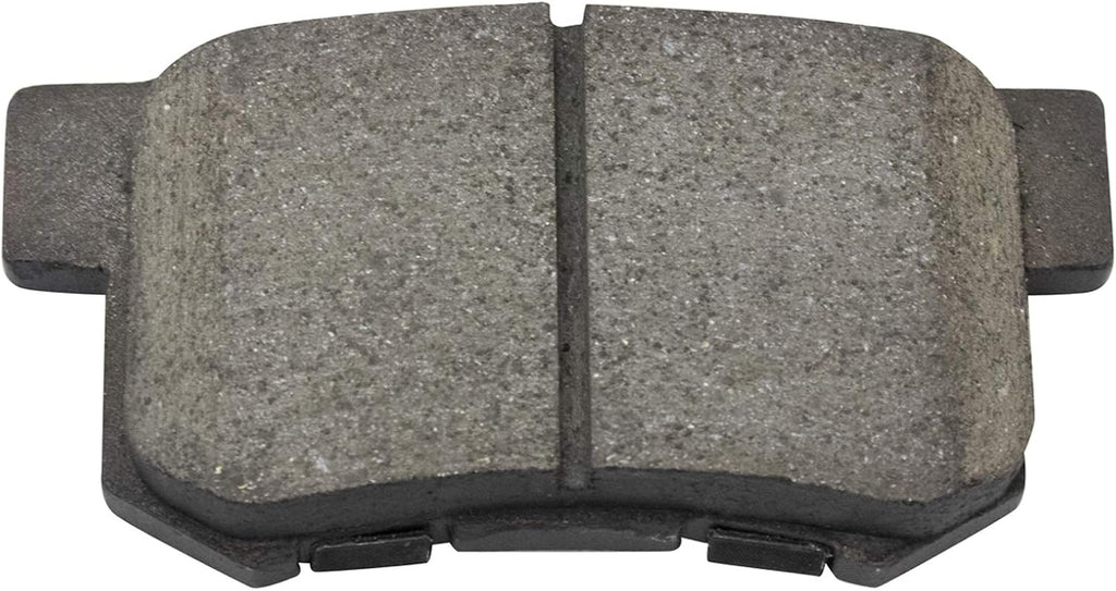 TRQ Performance Rear Brake Pad and Rotor Set Ceramic Solid G Coated Rotors Calipers Compatible with 1999-2003 Acura TL