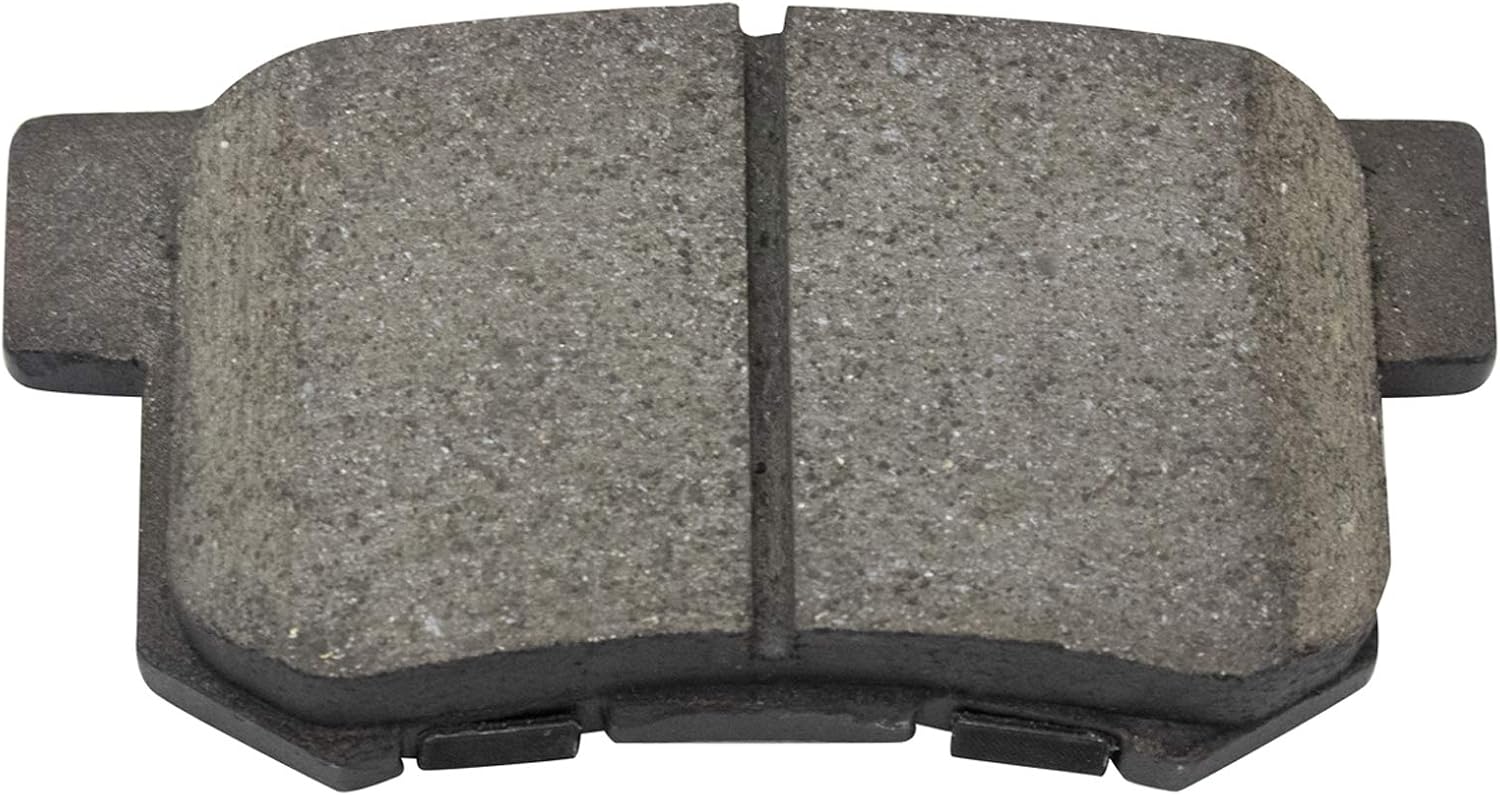 TRQ Performance Rear Brake Pad and Rotor Set Ceramic Solid G Coated Rotors Calipers Compatible with 1999-2003 Acura TL