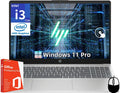HP 2025 Touchscreen Laptop, with Office Lifetime License, Intel i3-1315U Processor(Up to 4.5GHz), 15.6' 250 nits, 64 GB RAM, 1 TB SSD, Intel UHD Graphics, Anti-Glare, Windows 11 Pro, w/Accessories