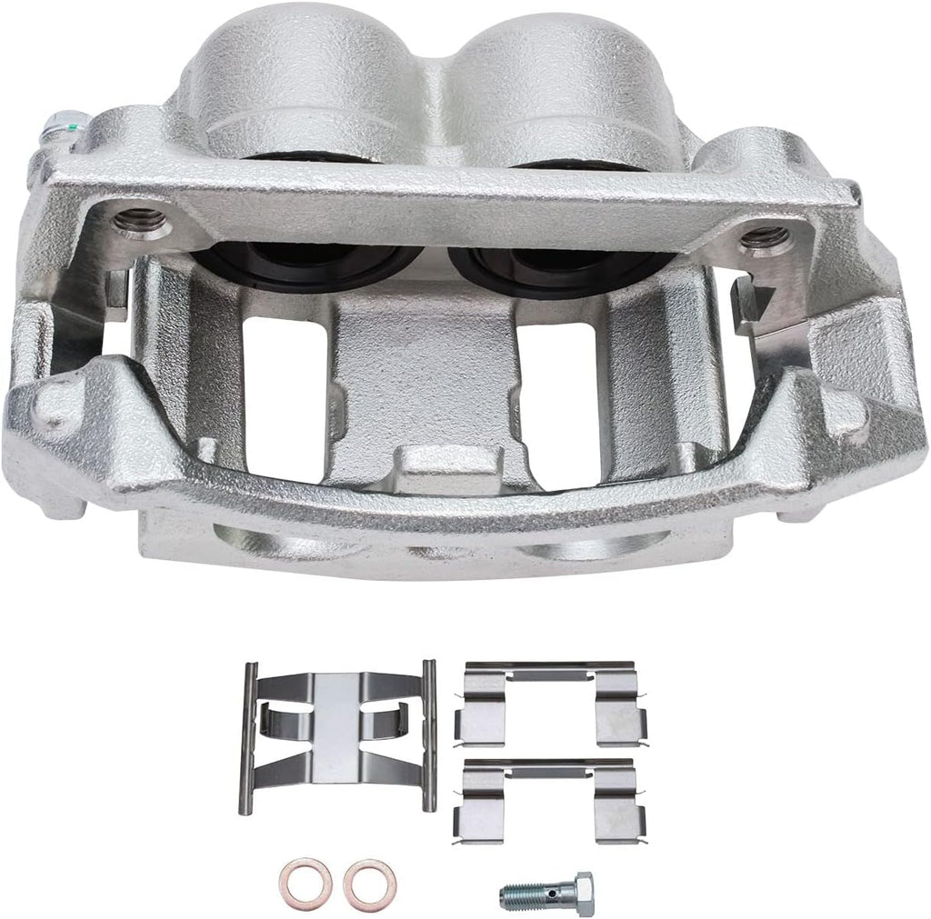 Detroit Axle - Front Brake Kit for 1999-2003 Ford F-150, 2002 Lincoln Blackwood, 2000 2001, Disc Brake Rotors Ceramic Brake Pads Brake Calipers Replacement: 12.13 inch' Front Rotor