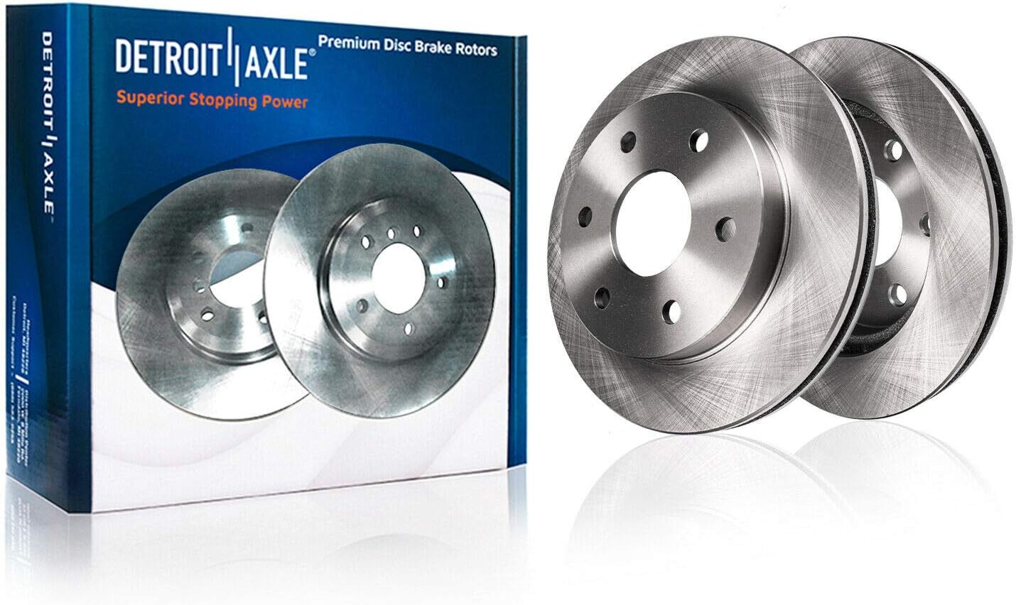 Detroit Axle - 4WD Front Brake Kit for 05-08 Ford F-150, 06-08 Lincoln Mark LT, Disc Brake Rotors Ceramic Brake Pads Brake Calipers 2005 2006 2007 2008 Replacement