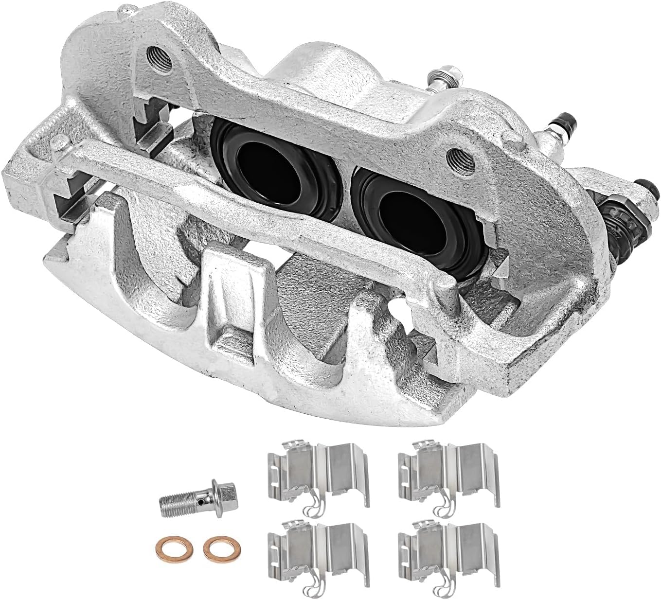 Detroit Axle - Front 2pc Brake Calipers for Chrysler Pacifica Town & Country Dodge Grand Caravan Ram C/V Routan, 2 Disc Brake Calipers Replacement