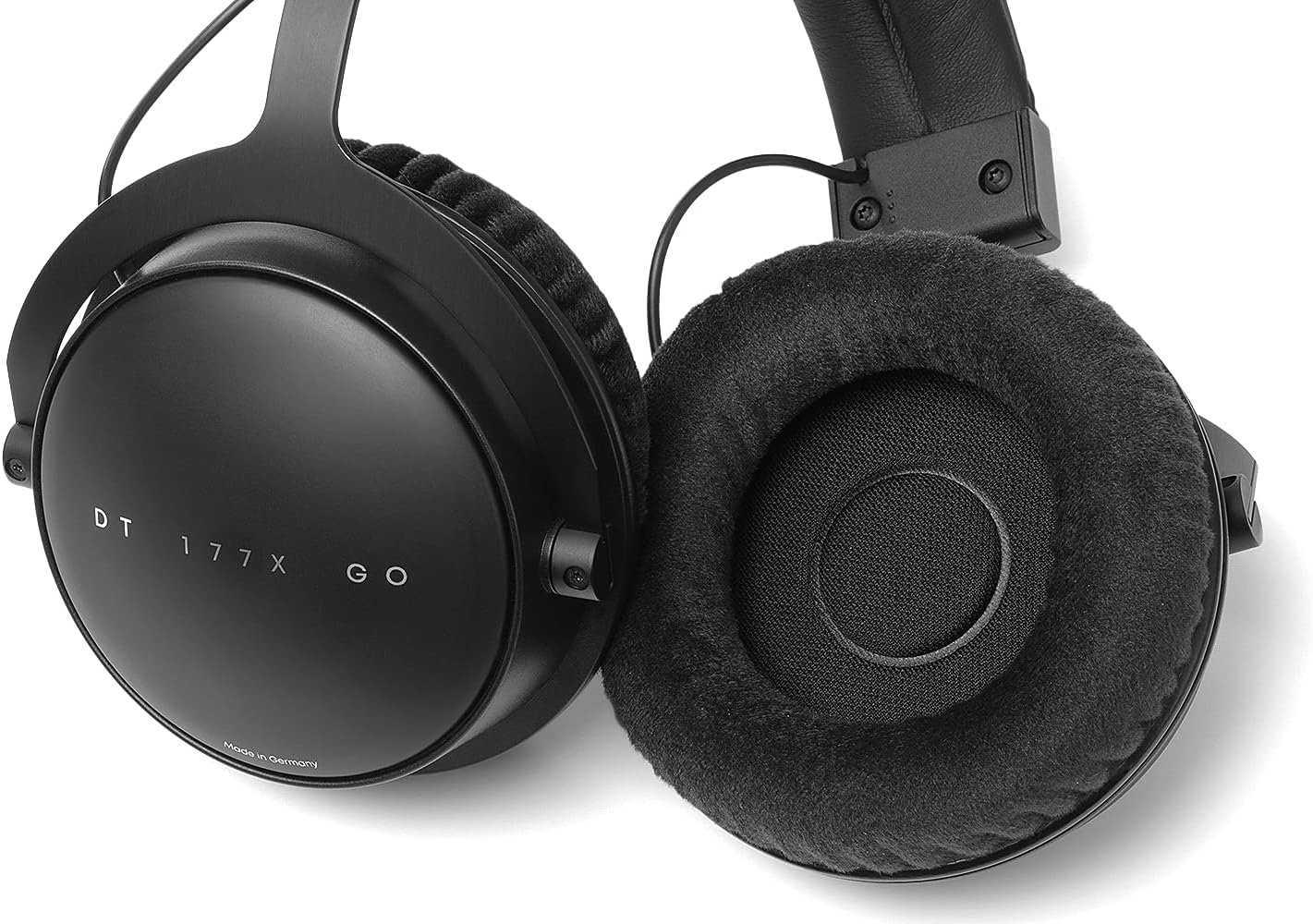 Massdrop x Beyerdynamic DT 177X GO Over-Ear Closed-Back Headphones, 32 Ohms, Detachable Cable, Replaceable Velour & Sheep Skin Ear Pads