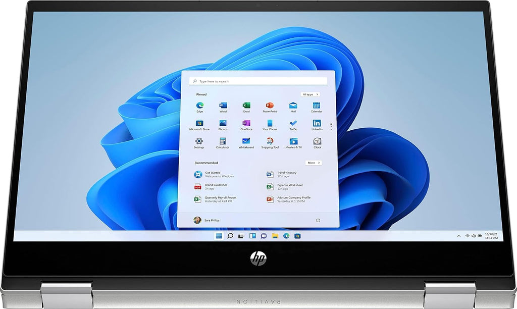 2022 HP Pavilion x360 2-in-1 14in Touchscreen Laptop, 12th Gen Intel 10-Core i5-1235U, Iris Xe Graphics, 8GB DDR4 RAM, 512GB PCIE SSD, Fingerprint, Backlit KB, Stylus Pen, Win 11 Home, Silver