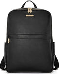 BOSTANTEN Genuine Leather 15.6 inch Laptop Backpack Purse for Women College Casual Backpack Travel Bag