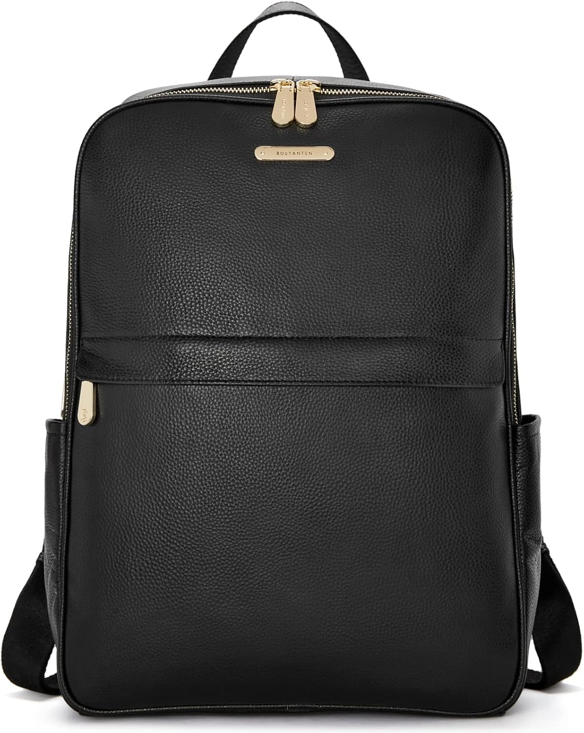 BOSTANTEN Genuine Leather 15.6 inch Laptop Backpack Purse for Women College Casual Backpack Travel Bag