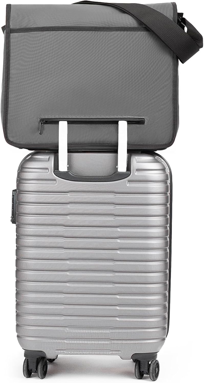 Manhattan Portage Deluxe Computer Bag (LG) with Adjustable Strap Water Resistant 1000D Cordura for Work College Travel