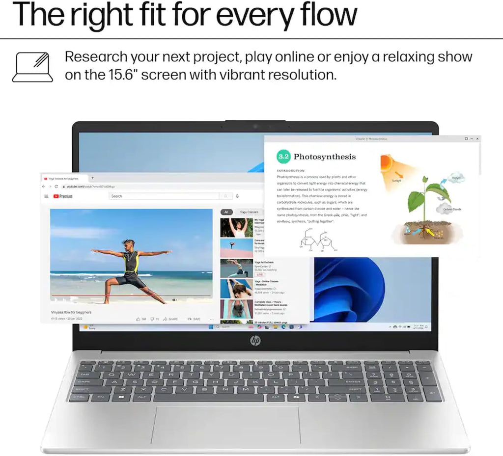 HP 15.6 FHD Touchscreen Laptop | AMD Ryzen 7 7730U, 8 Cores, Upto 4.5GHz (Beats Intel i7-1355U) | 16GB RAM, 1TB Space(512GB SSD+512GB External) | Windows 11 no Mouse | Office 365 for the Web