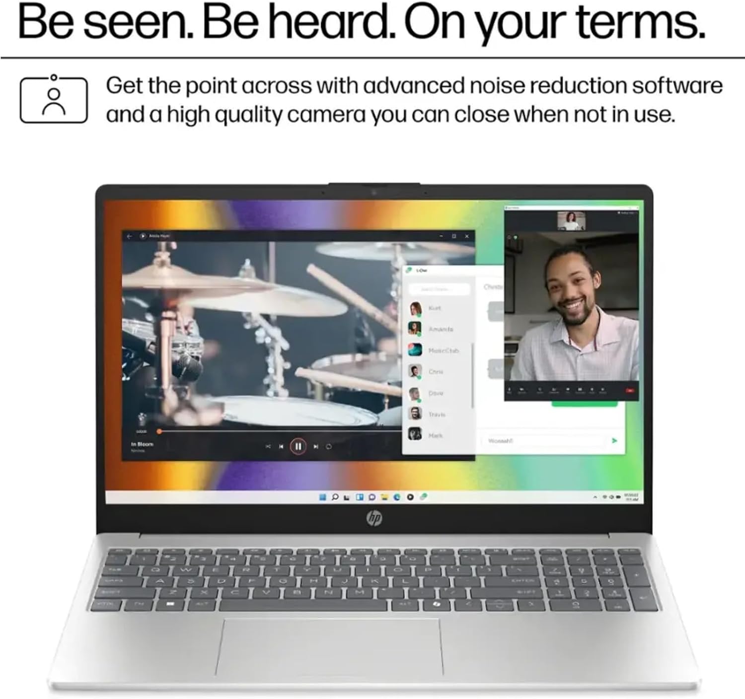 HP 15.6 Inch Touchscreen Laptop, Intel 10 Core i7-1355U, 15.6' FHD Touch Display, Copilot AI, 16 GB DDR4 RAM, 512 GB SSD, Intel Iris Xe Graphics, Fast Charge, Wi-Fi 6, HD Camera, Windows 11 Pro