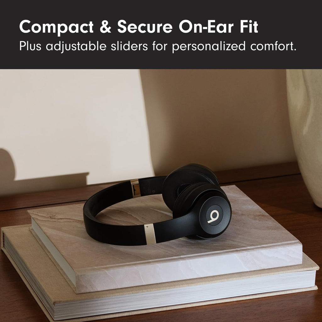 Beats Solo 4 with AppleCare+ for Headphones (2 Years) - Black & Gold