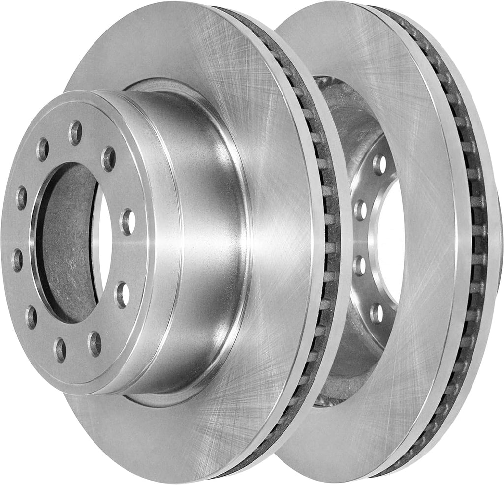 Detroit Axle - Brake Rotors for 2013-2024 Ram 4500 5500, 15.35' inch Front and Rear Disc Brake Rotors 2014 2015 2016 2017 2018 2019 2020 2021 2022 2023 Replacement