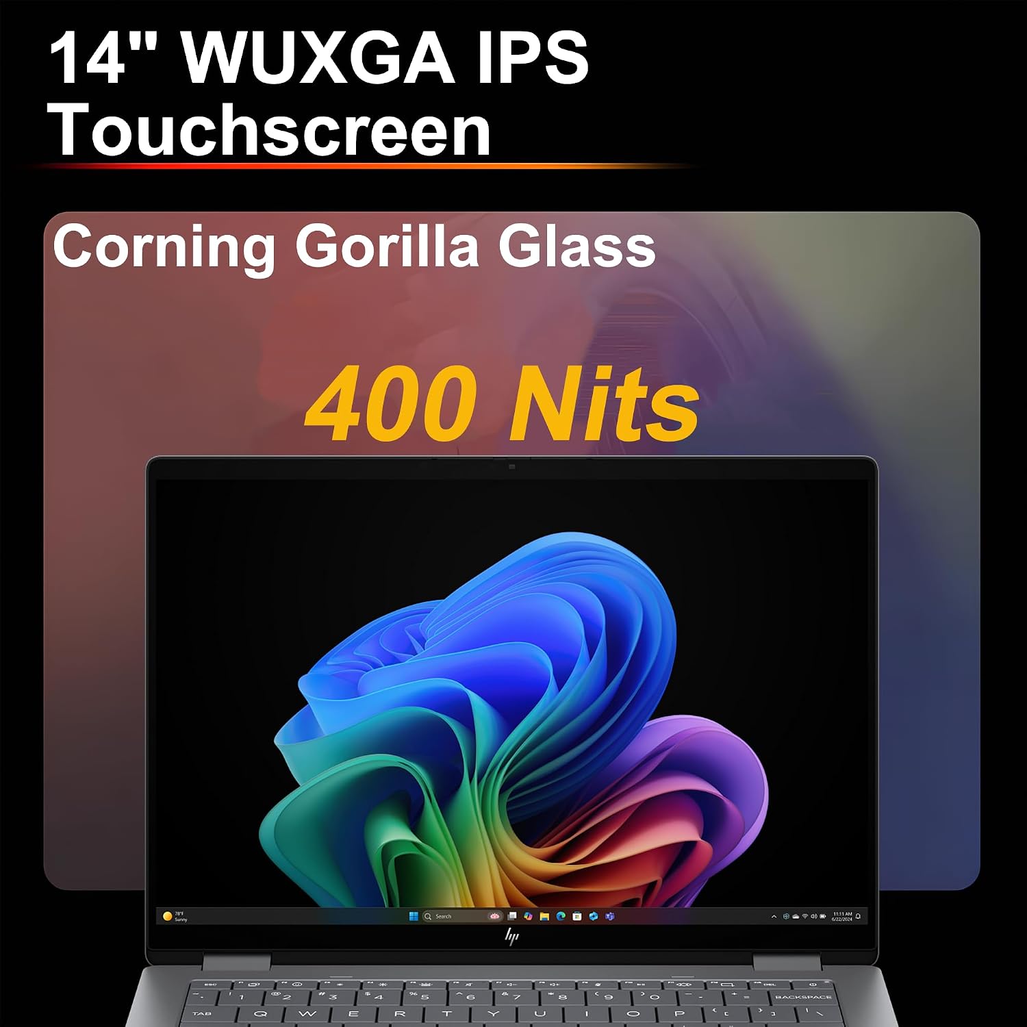 HP OmniBook X Flip 2-in-1 Laptop 14' WUXGA IPS Touch (400nits) AMD 6-core Ryzen AI 5 340 (Up to 50 Tops) 16GB RAM 512GB SSD for Creator Designer Business Professional Win11Pro ICP Hub