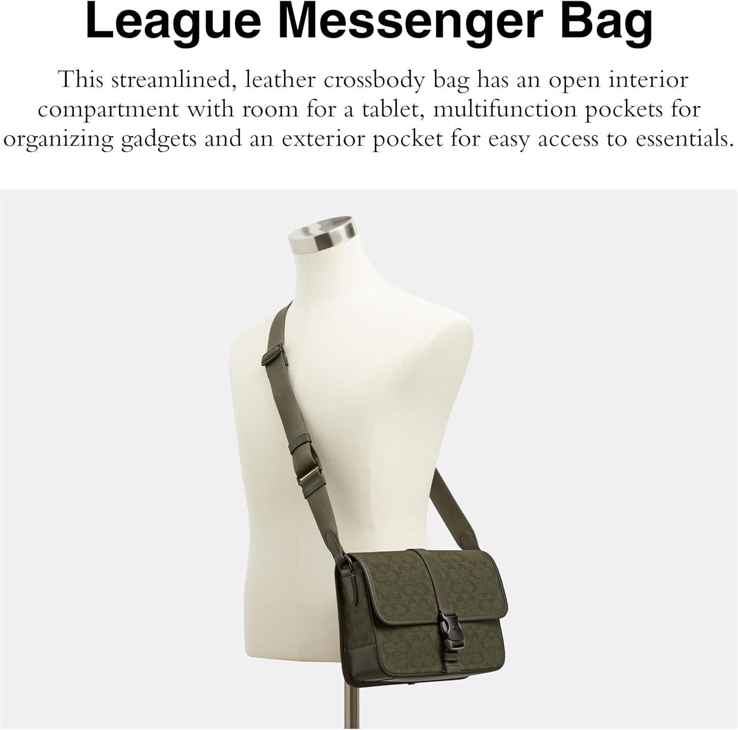 Coach Men's League Messenger Bag