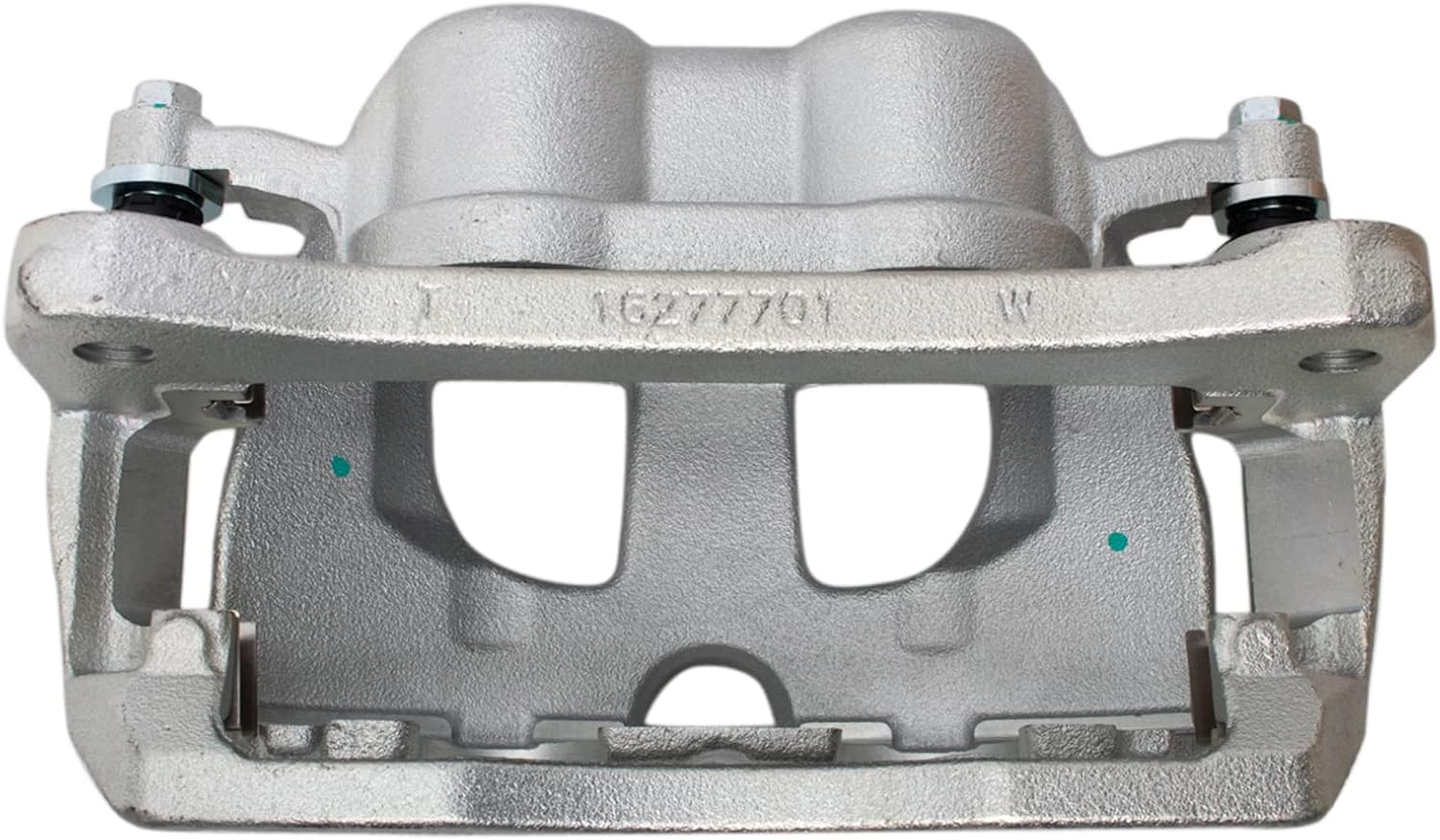 TRQ Rear Performance Brake Pad, Caliper, & Rotor Kit Ceramic Vented Premium G-Coated Compatible with 2009-2010 Dodge Ram 2500, 3500 2012 Ram 1500 2011-2018 2500 3500