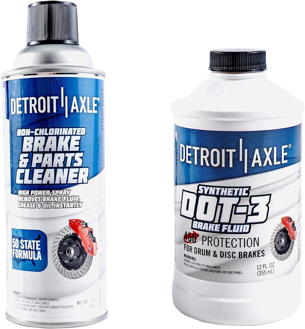 Detroit Axle - 4WD Front Brake Kit for 98-05 Chevy Blazer 97-01GMC Jimmy 98-04 S-10 Sonoma 98-00 Isuzu Hombre, Wheel Bearing Hubs Replacement Disc Brake Rotors Ceramic Brakes Pads