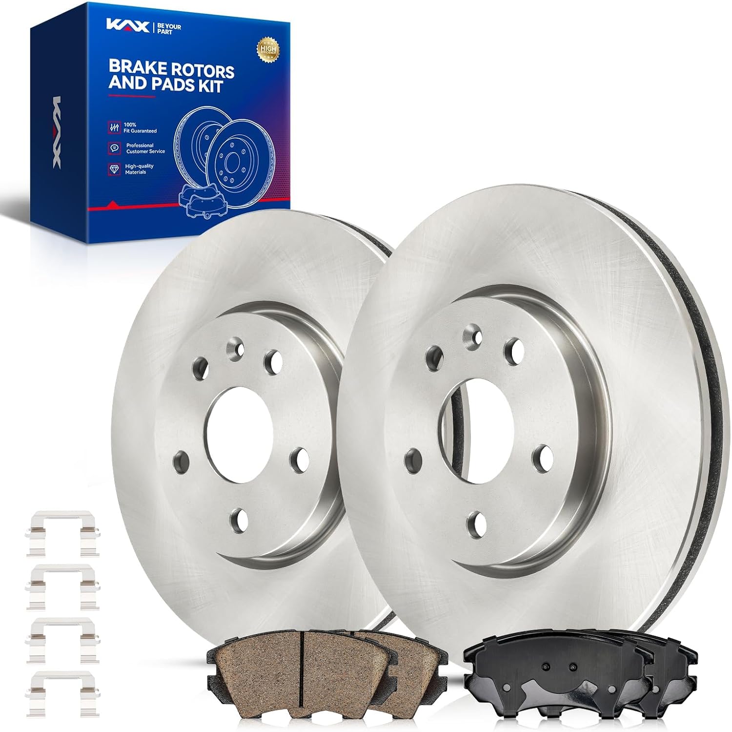 KAX Front Brake Kit for Chevrolet Camaro 2010-2015, 12.64inch Brake Rotors Pads Kit, #55174+D1404 Front Brakes