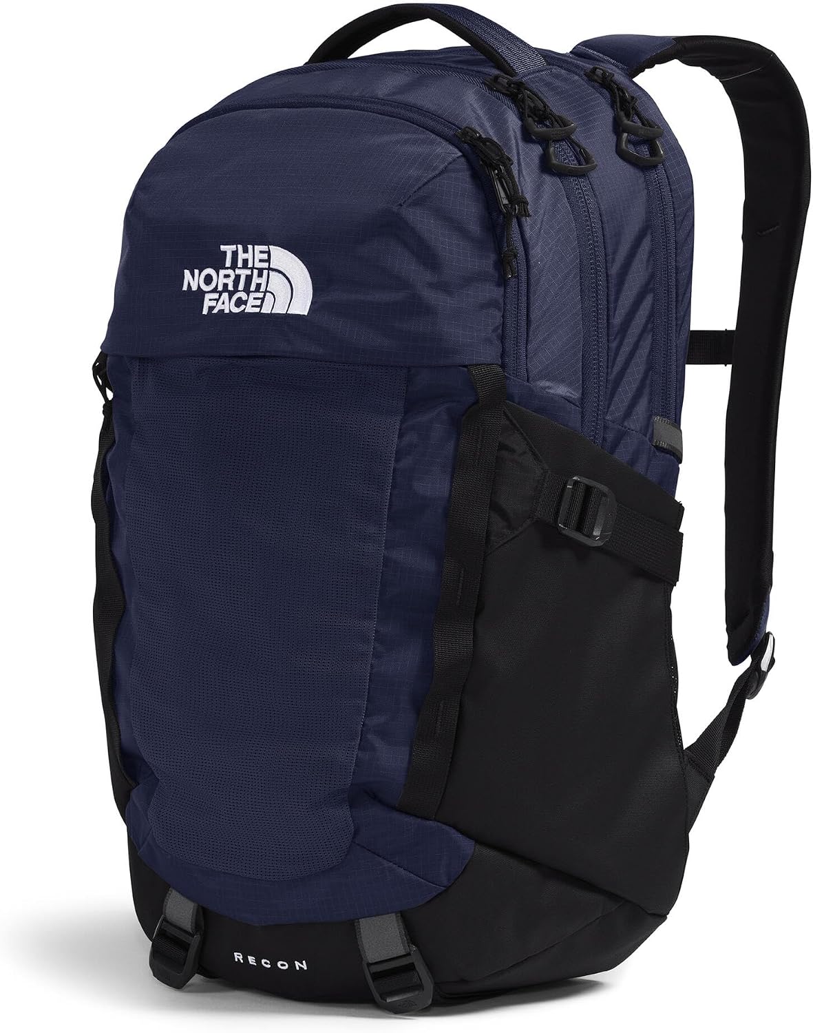 The North Face Recon Everyday Laptop Backpack - Daypack, Water Repellent, Laptop Sleeve, 2 Water Bottle Pockets, TNF Navy/TNF Black-NPF, One Size