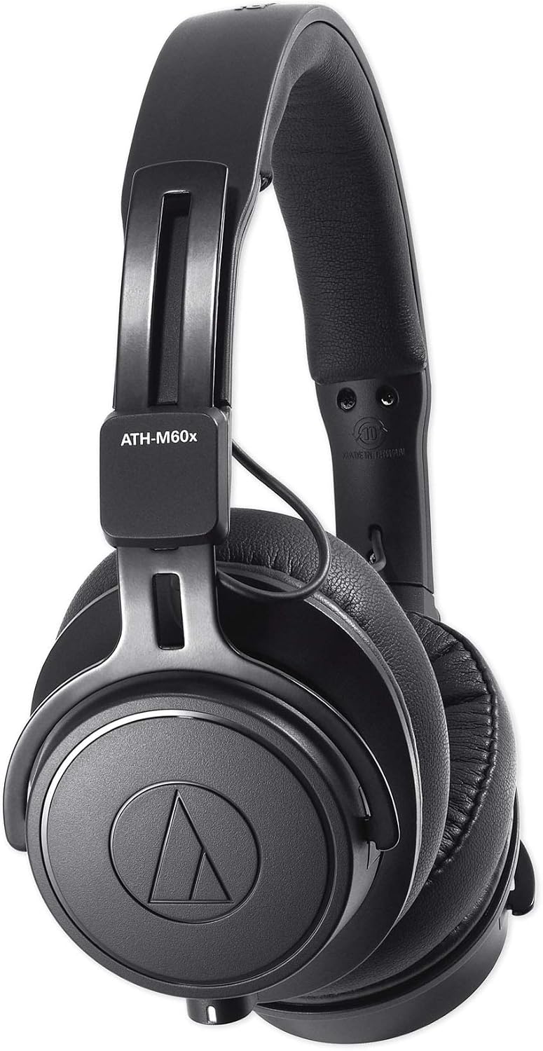 Audiosavings Bundle: Audio Technica ATH-M60X Closed-Back Pro Monitor Headphones w/Detachable Cables Bundle with Rockville RDAC5B DAC Digital to Analog Converter USB/Optical/RCA/Headphone (2 Items)