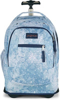 JanSport Driver 8 Rolling Backpack - Wheeled Travel Bag with 15-Inch Laptop Sleeve, One Size, Lucky Bandanna