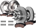 Detroit Axle - RWD Brake Kit for 2012-2022 Ford F-250 Super Duty 2013-2022 F-350 Super Duty Disc Brake Rotors Ceramic Brakes Pads with Hardware Replacement : 14.29' inch Front and Rear Rotor