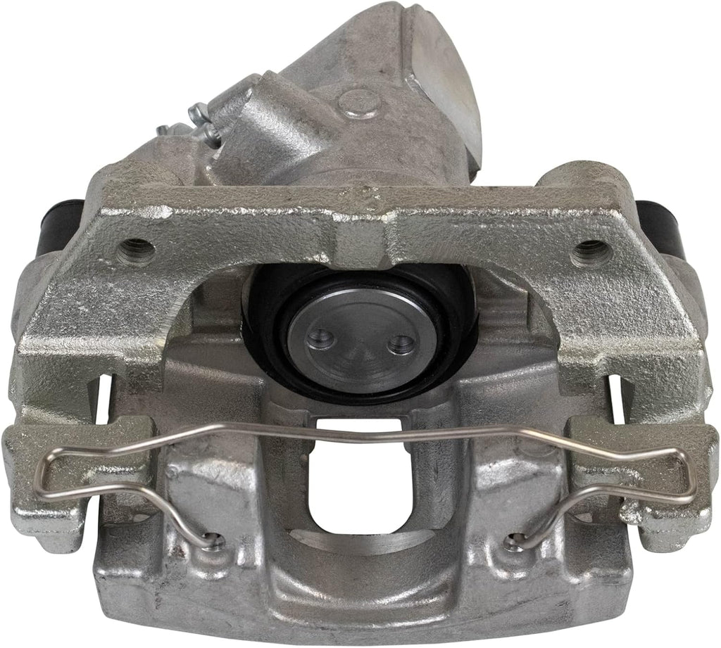 TRQ Performance Rear Brake Pad and Rotor Set Ceramic Solid Rotors Calipers Compatible with 2004-2005 Mazda 3