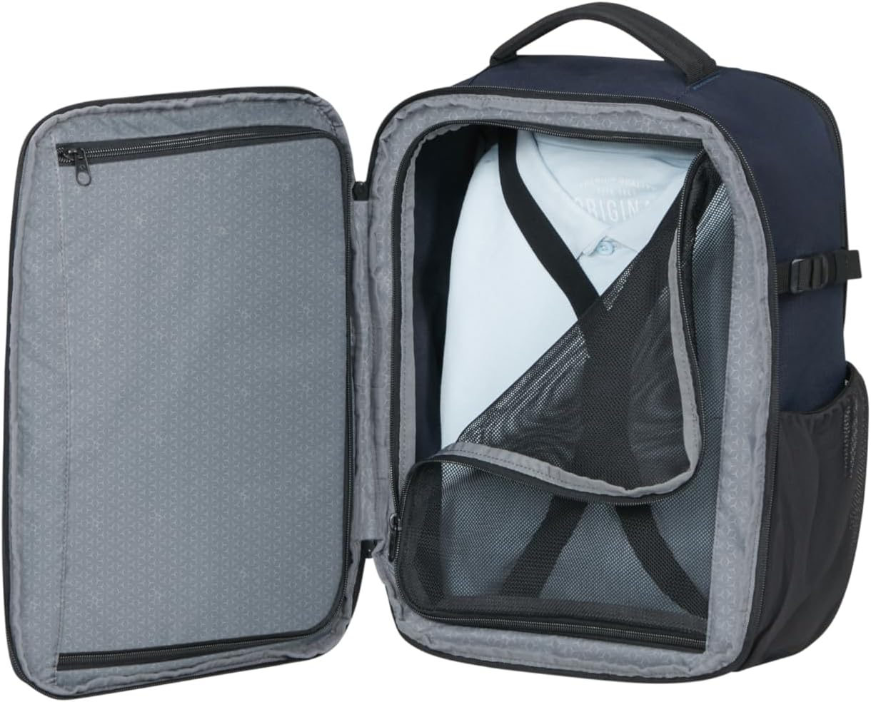 Samsonite Unisex Cabin Backpack Luggage - Carry-On Luggage (1er Pack), dark blue, S, Classic