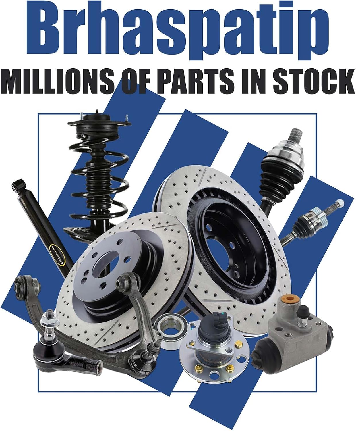 Brakes and Rotors Kit - 3PCS Rear Disc Brake Pads and Rotors, Brake kit for Chevy Silverado 1500 2004-2005 for Chevrolet Silverado 1500 HD 2001-2006 for Chevy Silverado 1500 HD 2001-2006