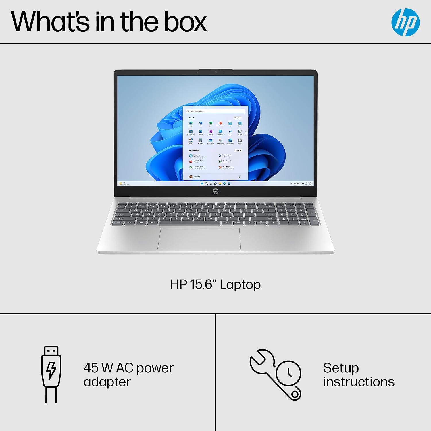 HP 15.6' Touchscreen Laptop, Intel Core 5 120U, FHD(1920 x 1080), 16GB DDR4-3200 MT/s RAM, 1TB PCIe SSD, Copilot PC, Wi-Fi 6, 720p Webcam, Windows 11 Home, w/Office 365
