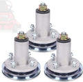 3 Pack 51528000 51537200 Lawn Mower Deck Spindle Assembly with Spindle Nut Compatible with Ariens Ikon-X/XD/XL 52 & Edge 52 & Gravely ZTX/ZT XL 52 Zero-Turn Mower Model 915xxx