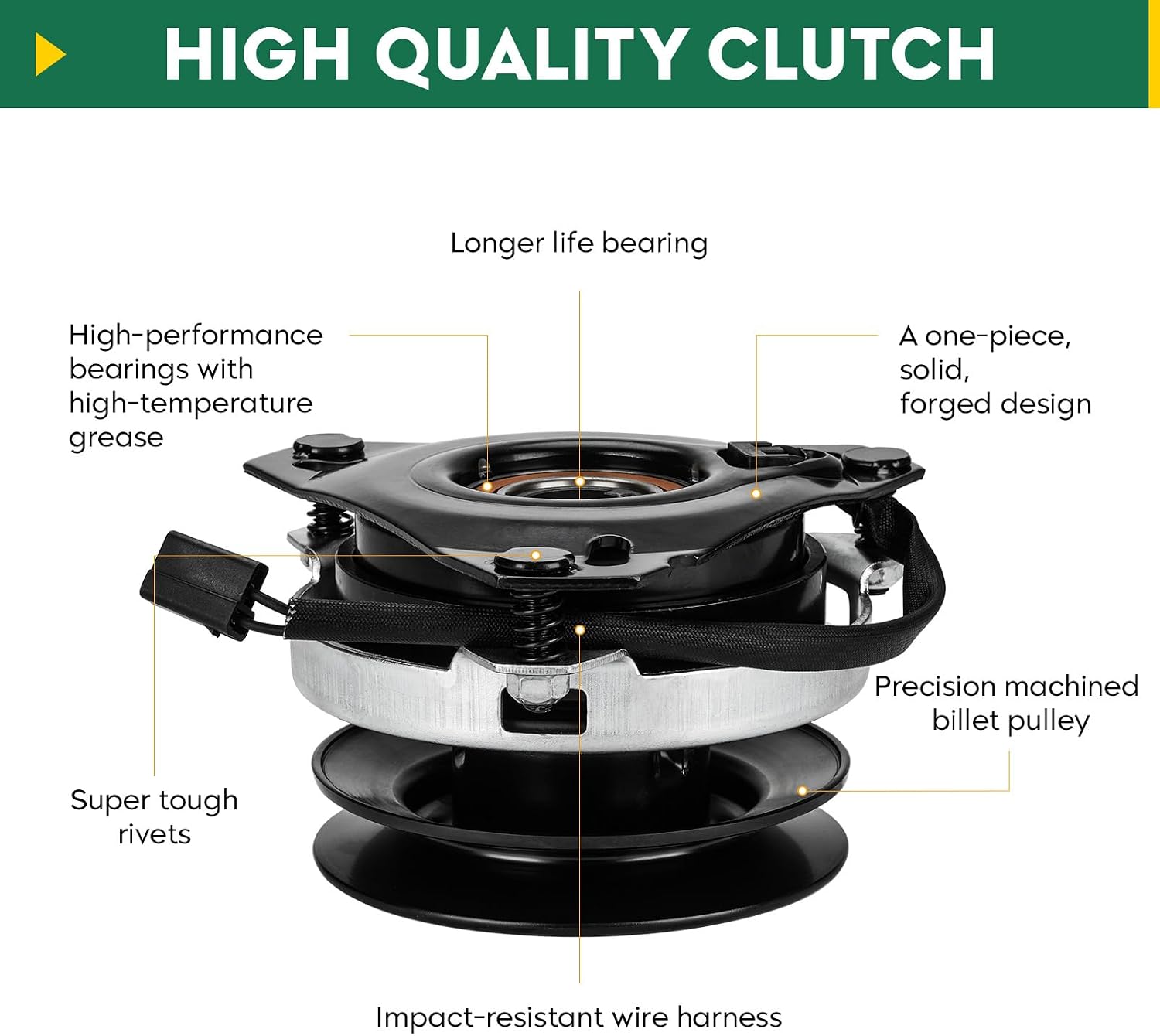 Aeagle 170056 PTO Clutch for Cub Cadet MTD Husqvarna 532174509 140923 174509 532150283 532170056, for AYP PPR Series GTH200 GTH220 GTH225 GTH2350 GTH250