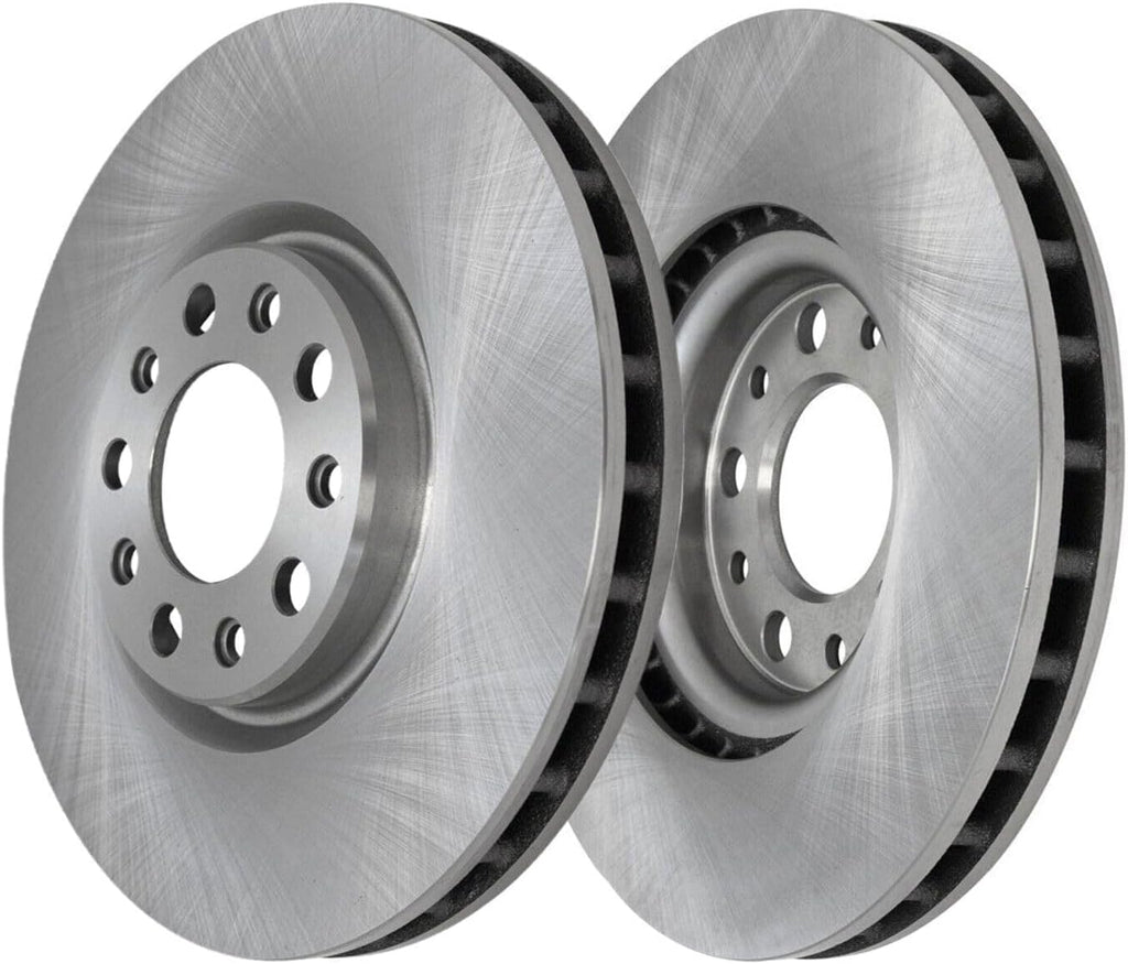 Detroit Axle - Front Brake Kit for Buick LaCrosse Regal Sportback TourX Chevrolet Malibu, Disc Brake Rotors Ceramic Brake Pads w/Hardware Wheel Bearing Hubs Replacement