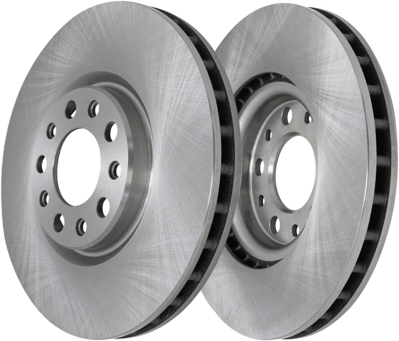 Detroit Axle - Front Brake Kit for Buick LaCrosse Regal Sportback TourX Chevrolet Malibu, Disc Brake Rotors Ceramic Brake Pads w/Hardware Wheel Bearing Hubs Replacement