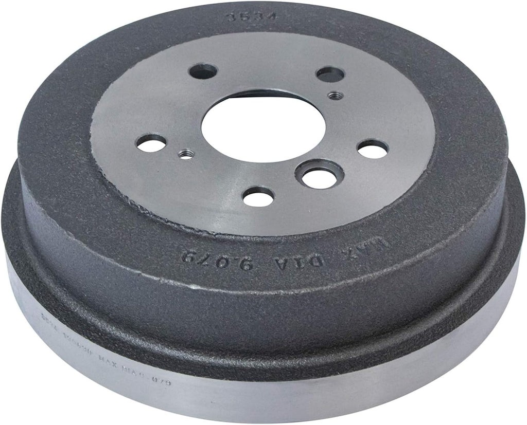 TRQ Rear Brake Shoe & Drum Kit Compatible with 1992-00 Toyota Camry 1999-01 Toyota Solara