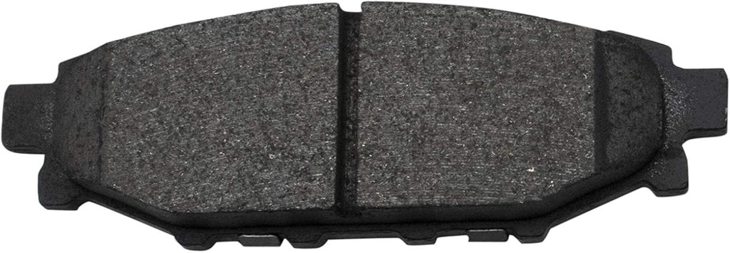 TRQ Performance Rear Brake Pad and Rotor Set Ceramic Solid G Coated Rotors Calipers Compatible with 2012-2013 Subaru Impreza