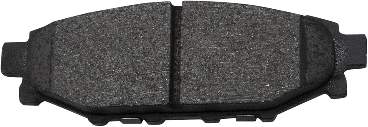 TRQ Performance Rear Brake Pad and Rotor Set Ceramic Solid G Coated Rotors Calipers Compatible with 2012-2013 Subaru Impreza