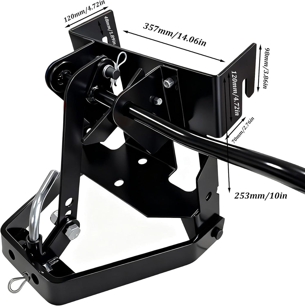 Garden Tractor Sleeve Hitch,Garden Tractor Sleeve of the Lawn Mower Tractor is Attached to the Accessory and then Installed on the Frame, Compatible with Husqvarna 585607901/ Craftsman T200 and T300