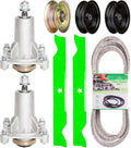46'' Deck Rebuild Kit Fits Hus qvarna Pou LAN PP20VA46 PP19H46 2246LS 2 Spindle (187292) 2 Blade (531309715) 1 Belt (405143) 2 Idler (196106) 1 Idler (177968)