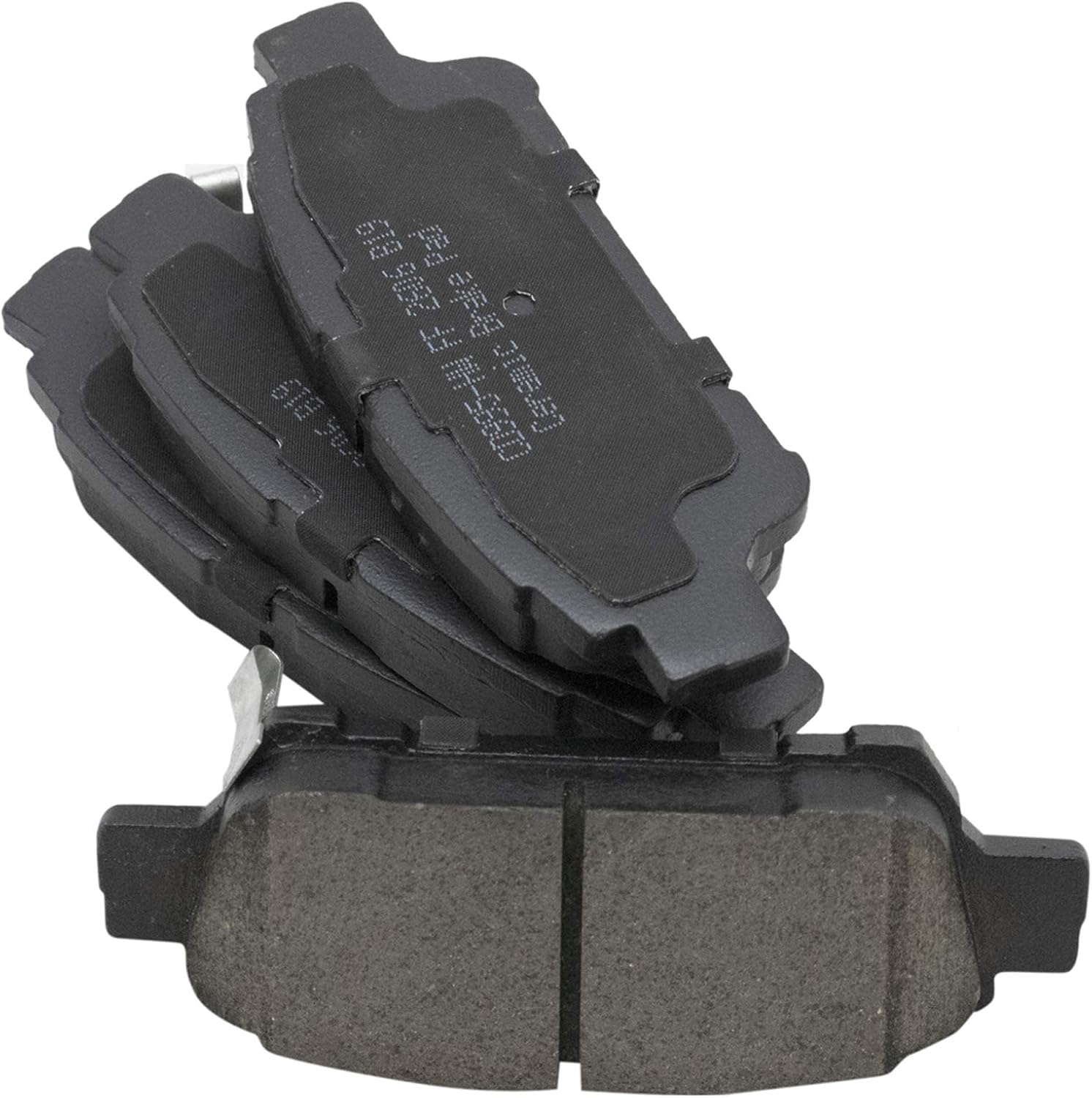 TRQ Performance Rear Brake Pad and Rotor Set Ceramic Solid Rotors Calipers Compatible with 2004-2010 Toyota Sienna