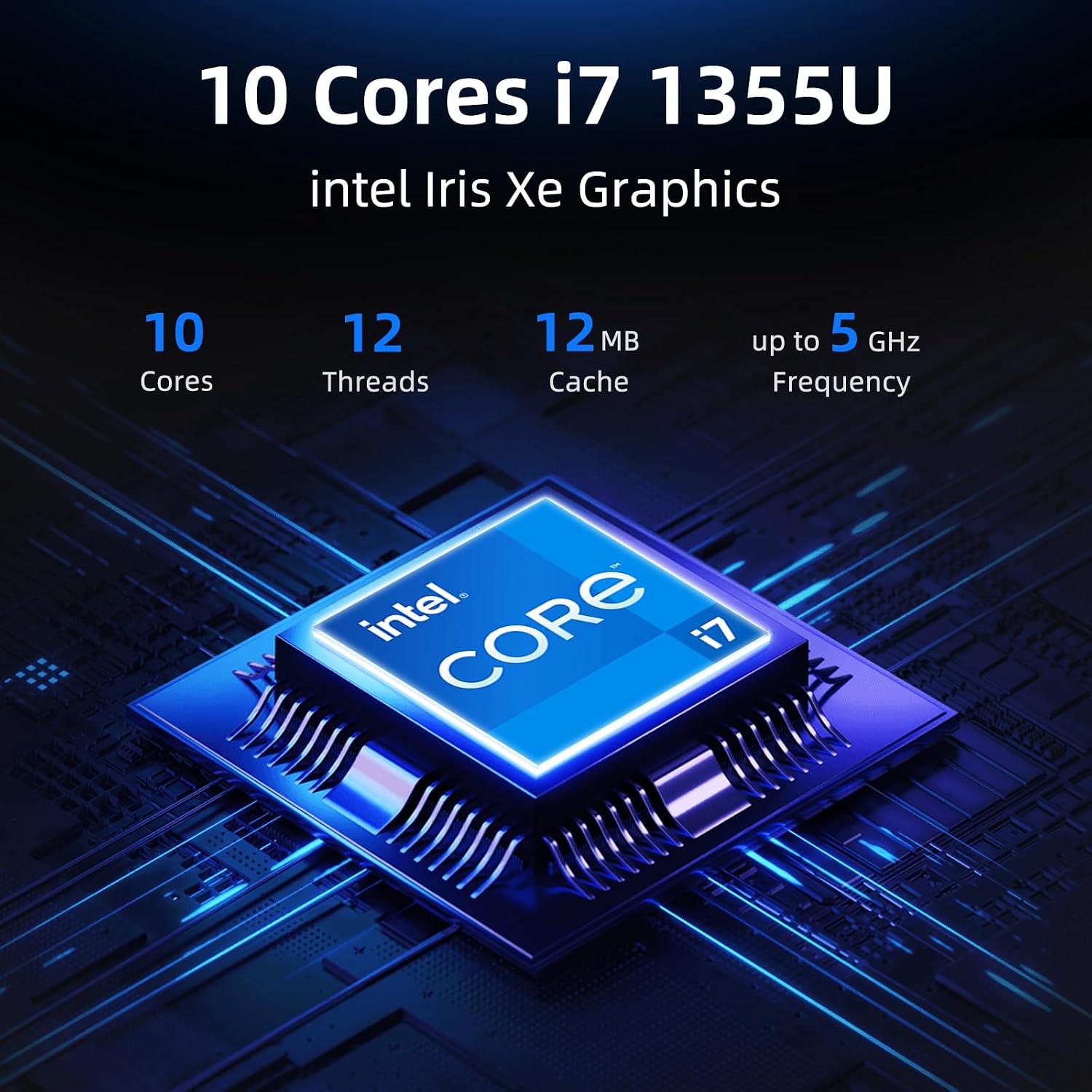HP 15.6' FHD Touchscreen i7 Laptop, 10-Cores Intel Core i7-1355U(Up to 5GHz Beat Core 7 160U), 32GB RAM 1TB SSD, Intel Iris Xe Graphics, Win 11 pro Wifi6 W/Accessory Computer for Business Gaming